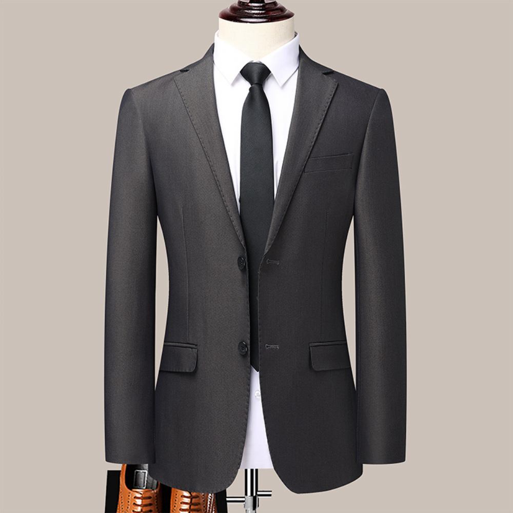 Casual Suit Męski Top Fashion Garnitur Slim Fit Light Business Męska Kurtka